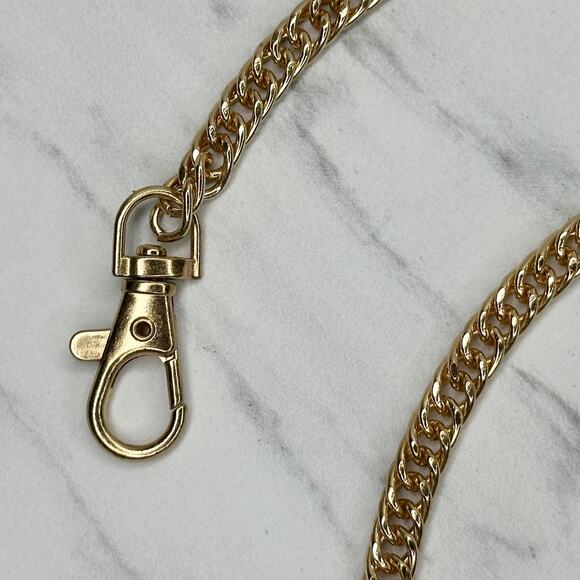 Gold Tone Chain Purse Strap Replacement Handle ✨ - Picture 2 of 12